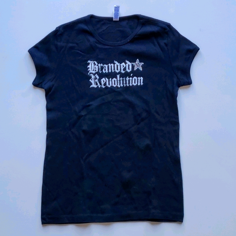 Black Fitted Baby T
